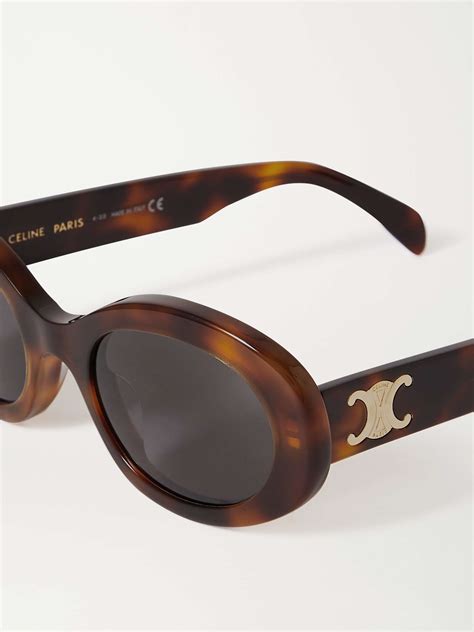 Celine triomphe oval sunglasses